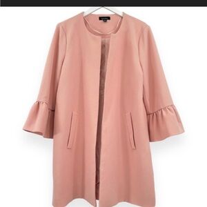 Anthropology London Times Pink Women's Coat Work Business Fairy Confident